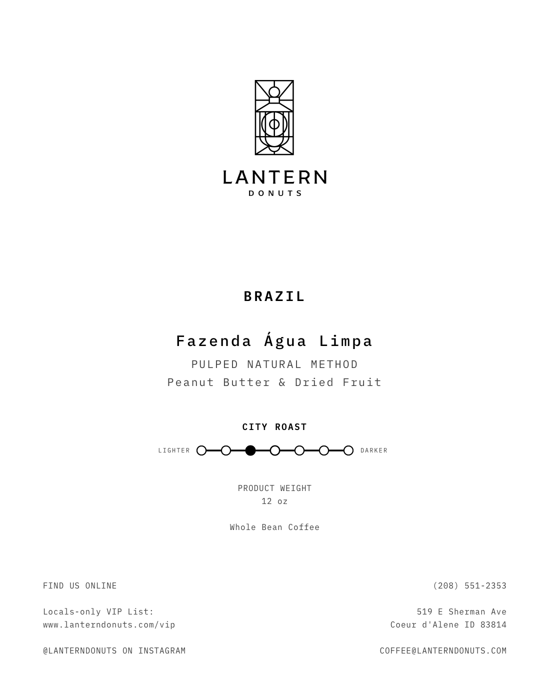 Brazil - Fazenda Água Limpa