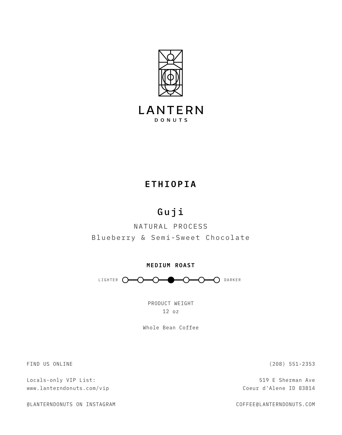 Ethiopia - Guji Natural Process